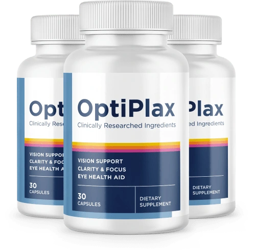 OptiPlax vision support capsules, made in an FDA-registered facility with marine actives